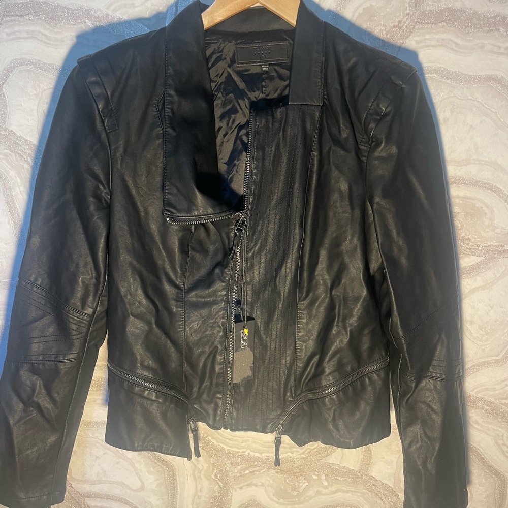 Black leather Blanknyc jacket
